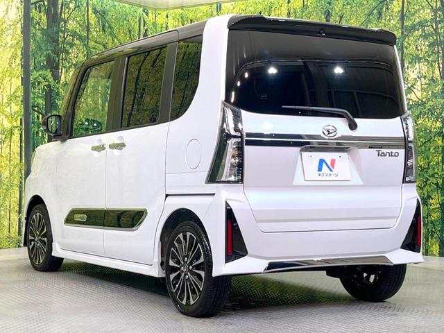 タント カスタムRS ターボ 両側電動ドア バックカメラ 衝突被害軽減システム 禁煙車 ハーフレザーシート コーナーセンサー スマートキー LEDヘッド ビルトインETC オートハイビーム 車線逸脱警報 オートライト(26枚目)