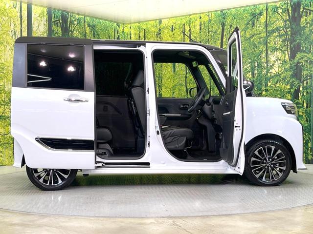 タント カスタムRS ターボ 両側電動ドア バックカメラ 衝突被害軽減システム 禁煙車 ハーフレザーシート コーナーセンサー スマートキー LEDヘッド ビルトインETC オートハイビーム 車線逸脱警報 オートライト(28枚目)