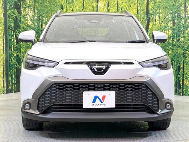 カローラクロス ハイブリッド Z パノラマルーフ 全周囲カメラ 10型ナビ付DA 衝突軽減 禁煙車 電動リアゲート ドラレコ コーナーセンサー LEDヘッド オートハイビーム オートライト デュアルエアコン Bluetooth(14枚目)