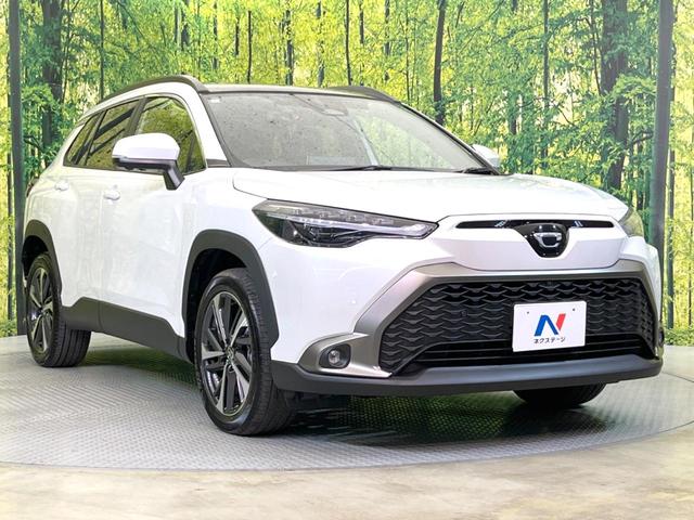 カローラクロス ハイブリッド Z パノラマルーフ 全周囲カメラ 10型ナビ付DA 衝突軽減 禁煙車 電動リアゲート ドラレコ コーナーセンサー LEDヘッド オートハイビーム オートライト デュアルエアコン Bluetooth(16枚目)