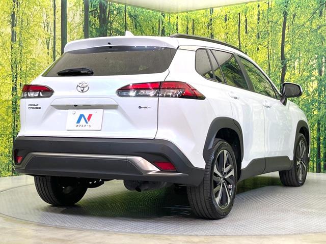 カローラクロス ハイブリッド Z パノラマルーフ 全周囲カメラ 10型ナビ付DA 衝突軽減 禁煙車 電動リアゲート ドラレコ コーナーセンサー LEDヘッド オートハイビーム オートライト デュアルエアコン Bluetooth(17枚目)