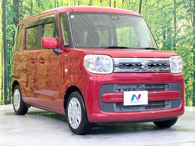 スペーシア ハイブリッドX 両側電動ドア 純正SDナビ 全周囲カメラ 衝突被害軽減システム シートヒーター ドラレコ スマートキー ビルトインETC オートライト オートエアコン Bluetooth CD DVD再生 フルセグ(16枚目)