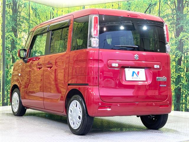 スペーシア ハイブリッドX 両側電動ドア 純正SDナビ 全周囲カメラ 衝突被害軽減システム シートヒーター ドラレコ スマートキー ビルトインETC オートライト オートエアコン Bluetooth CD DVD再生 フルセグ(26枚目)