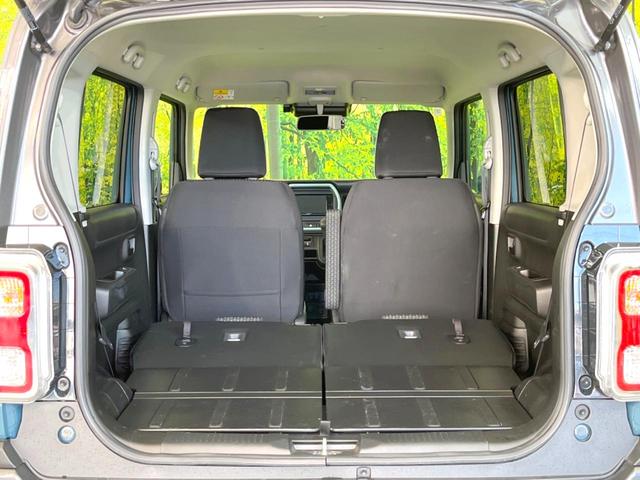 普段のお買い物や通勤、送迎等に十分な荷室スペースを確保しております。セカンドシートを倒すと、大きな荷物の積載も可能です♪