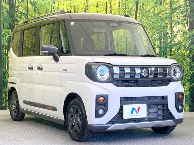 スペーシアギア ハイブリッドＸＺ　ターボ　両側電動ドア　禁煙車　コーナーセンサー　スマートキー　ＬＥＤヘッド　クルコン　純正１５インチアルミ　オートハイビーム　パークアシスト　オートライト　デュアルエアコン　ＬＥＤフォグ（16枚目）