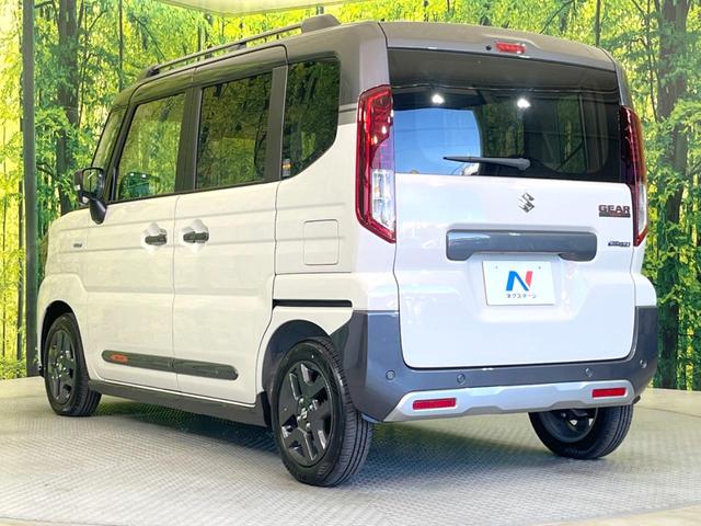 スペーシアギア ハイブリッドＸＺ　ターボ　両側電動ドア　禁煙車　コーナーセンサー　スマートキー　ＬＥＤヘッド　クルコン　純正１５インチアルミ　オートハイビーム　パークアシスト　オートライト　デュアルエアコン　ＬＥＤフォグ（24枚目）