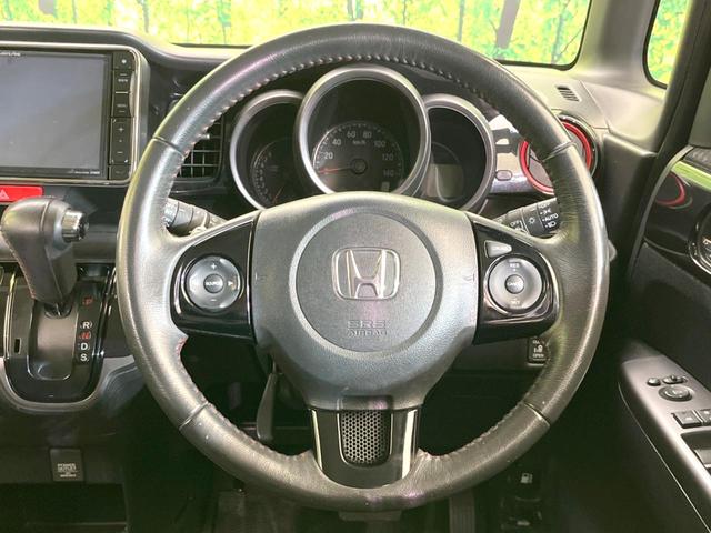 Ｎ－ＢＯＸカスタム ２トーンカラースタイル　Ｇ・ターボＬパッケージ　ＢＩＧ－Ｘ８型ナビ　両側電動ドア　バックカメラ　衝突軽減システム　禁煙車　ハーフレザーシート　ドラレコ　スマートキー　ＨＩＤヘッド　ＥＴＣ　クルコン　純正１５インチアルミ　オートライト　オートエアコン（11枚目）