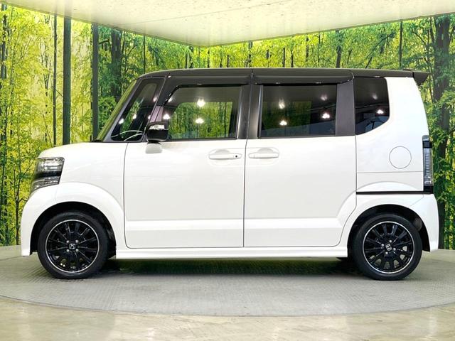 Ｎ－ＢＯＸカスタム ２トーンカラースタイル　Ｇ・ターボＬパッケージ　ＢＩＧ－Ｘ８型ナビ　両側電動ドア　バックカメラ　衝突軽減システム　禁煙車　ハーフレザーシート　ドラレコ　スマートキー　ＨＩＤヘッド　ＥＴＣ　クルコン　純正１５インチアルミ　オートライト　オートエアコン（27枚目）