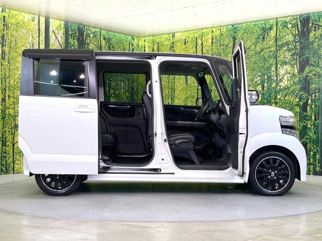 Ｎ－ＢＯＸカスタム ２トーンカラースタイル　Ｇ・ターボＬパッケージ　ＢＩＧ－Ｘ８型ナビ　両側電動ドア　バックカメラ　衝突軽減システム　禁煙車　ハーフレザーシート　ドラレコ　スマートキー　ＨＩＤヘッド　ＥＴＣ　クルコン　純正１５インチアルミ　オートライト　オートエアコン（30枚目）