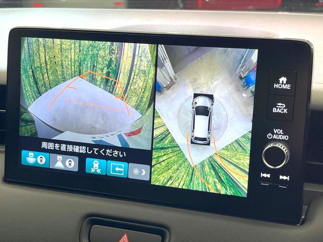 ヴェゼル ｅ：ＨＥＶ　Ｚ　登録済未使用車　純正９型ナビ　全周囲カメラ　ＥＴＣ　衝突軽減　レーダークルーズコントロール　ＢＳＭ　パワーバックドア　シートヒーター　オートエアコン　プッシュスタート（4枚目）