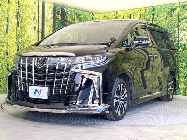 アルファード 2.5S Cパッケージ 禁煙車 モデリスタエアロ サンルーフ 純正ディスプレイオーディオ フリップダウンモニター デジタルインナーミラー ETC ドライブレコーダー BSM シートヒーター シートベ(47枚目)