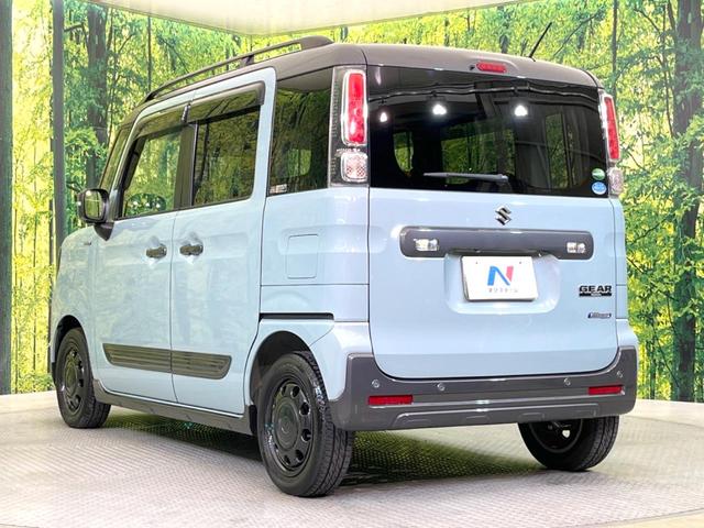 スペーシアギア ハイブリッドＸＺ　ターボ　両側電動ドア　純正ナビ　衝突被害軽減システム　禁煙車　ドラレコ　コーナーセンサー　スマートキー　ＬＥＤヘッド　ルーフレール　ビルトインＥＴＣ　クルコン　純正１４インチアルミ　車線逸脱警報（61枚目）