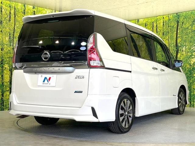 セレナ ハイウェイスター Vセレクション 両側電動ドア 純正SDナビ 後席モニター バックカメラ 衝突被害軽減システム 禁煙車 ドラレコ スマートキー LEDヘッド ビルトインETC クルコン 純正16インチアルミ オートライト(18枚目)