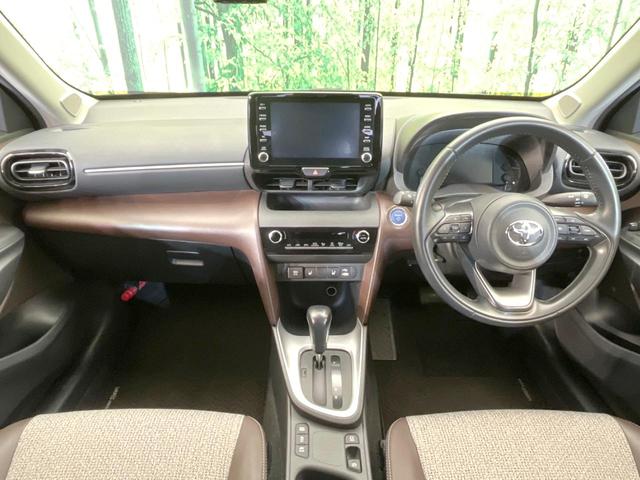 ヤリスクロス ハイブリッドZ モデリスタエアロ 全周囲カメラ 衝突被害軽減システム レーダークルーズ ハーフレザーシート ドラレコ コーナーセンサー LEDヘッド ビルトインETC 純正18インチアルミ オートハイビーム(2枚目)