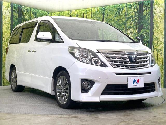 アルファード ２４０Ｓ　タイプゴールド　両側電動ドア　ＳＤナビ　バックカメラ　禁煙車　電動リアゲート　ハーフレザーシート　コーナーセンサー　スマートキー　ＨＩＤヘッド　ビルトインＥＴＣ　クルコン　純正１８インチアルミ　オートライト（16枚目）