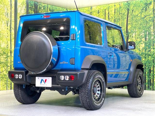 ジムニーシエラ ＪＣ　４ＷＤ　ターボ　ＳＤナビ　衝突被害軽減システム　禁煙車　スマートキー　ＬＥＤヘッド　クルコン　純正１７インチアルミ　オートハイビーム　車線逸脱警報　オートライト　オートエアコン　Ｂｌｕｅｔｏｏｔｈ（17枚目）