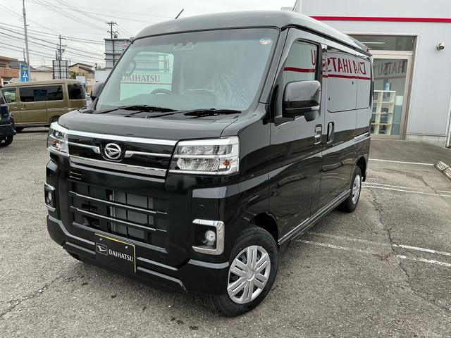 アトレー ＲＳ　届出済未使用車　８インチケンウッド新品ナビ　ＣＤ・ＤＶＤ再生可能　フルセグ　バックカメラ　両側電動スライド　リヤガラスダークスモーク施工済（５％）メーカー保証継承付　ＬＥＤヘッドライト（3枚目）