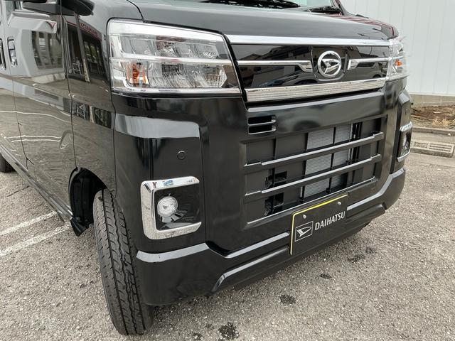 アトレー ＲＳ　届出済未使用車　８インチケンウッド新品ナビ　ＣＤ・ＤＶＤ再生可能　フルセグ　バックカメラ　両側電動スライド　リヤガラスダークスモーク施工済（５％）メーカー保証継承付　ＬＥＤヘッドライト（15枚目）