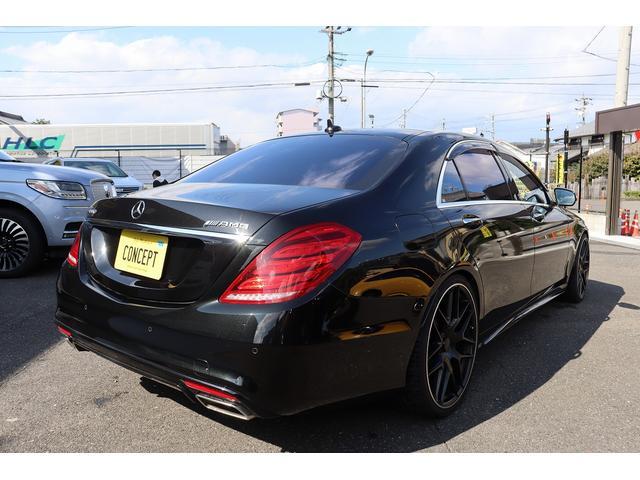 Ｓクラス Ｓ５５０ロング　ＡＭＧスポーツＰＫＧ　下取車　社外２２インチアルミ　リアマフラー　ロアリング　ＴＶキャンセラー　ブルメスターサウンド　取説記録簿完備（9枚目）
