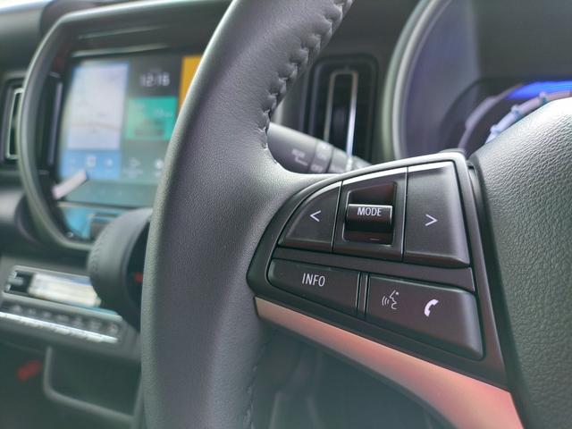 ハスラー タフワイルドターボ 全方位モニター 9インチナビ スズキコネクト ターボ セーフティサポート 360°プレミアムUV&IRカットガラス ルーフレール 15インチアルミホイール 本革巻ハンドル 試乗車あがり 新車保証継承(10枚目)