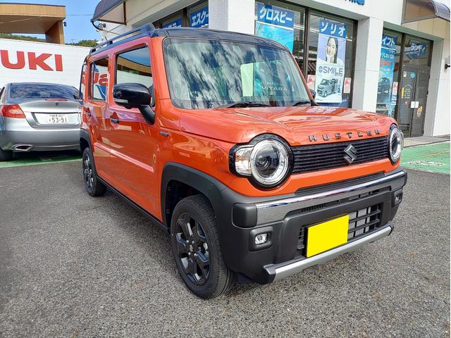 ハスラー タフワイルドターボ 全方位モニター 9インチナビ スズキコネクト ターボ セーフティサポート 360°プレミアムUV&IRカットガラス ルーフレール 15インチアルミホイール 本革巻ハンドル 試乗車あがり 新車保証継承(40枚目)