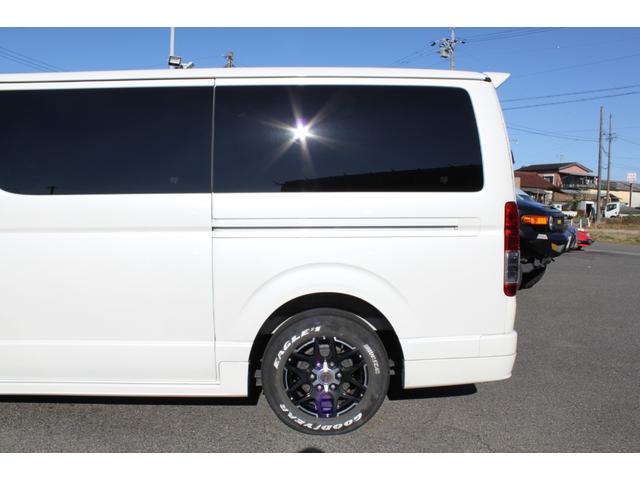 ハイエースバン スーパーＧＬ　ダークプライムＩＩ　ワンオーナー　モデリスタエアロ　社外１６インチアルミ　ホワイトレター　ＬＥＤヘッドランプ　デジタルインナーミラー　純正地デジナビ　バックカメラ（45枚目）