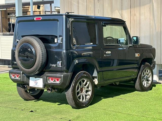 ジムニー XC 2本出しマフラー 社外テール 革調シートカバー メッキグリル 衝突軽減 レーンキープ クルーズコントロール LED スマートキー プッシュスタート ETC ドライブレコーダー シートヒーター(26枚目)