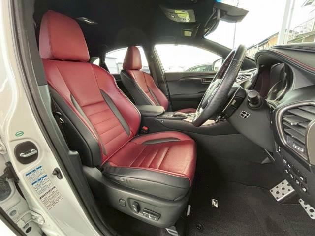 NX NX300h Fスポーツ 1オーナー 三眼LEDヘッドライト 赤革シート シートクーラー 衝突軽減ブレーキ レーダークルーズコントロール クリアランスソナー ヘッドアップディスプレイ 電動シート 電動リアゲート シートメモリー(14枚目)