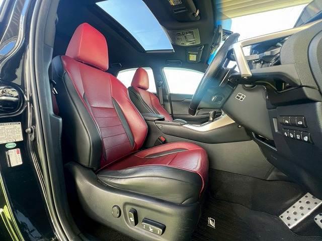 NX NX300h Fスポーツ 禁煙 サンルーフ 三眼LEDヘッドライト 赤革シート シートクーラー 衝突軽減 レーダークルーズコントロール クリアランスソナー 電動リアゲート メモリー機能付パワーシート ステアリングヒーター(13枚目)