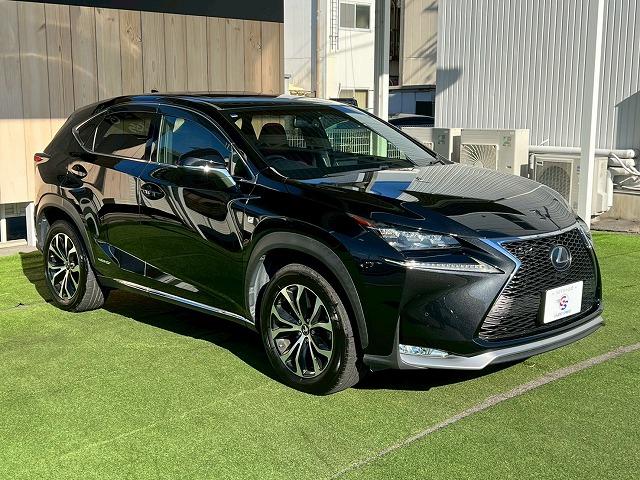 NX NX300h Fスポーツ 禁煙 サンルーフ 三眼LEDヘッドライト 赤革シート シートクーラー 衝突軽減 レーダークルーズコントロール クリアランスソナー 電動リアゲート メモリー機能付パワーシート ステアリングヒーター(25枚目)