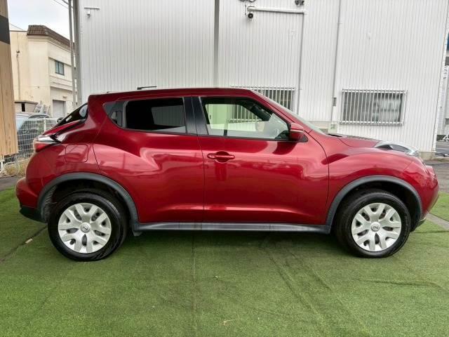 ジューク 15RX タイプV 禁煙 衝突軽減ブレーキ レーンキープ 後期 ナビ バックカメラETC ドライブモード オートエアコン オートライト 電動格納ミラー CD再生 Bluetoothオーディオ アイドリングストップ(17枚目)