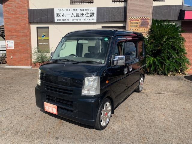 エブリイ ジョインターボ　ローダウン　１５インチアルミホイール（純正スチールホイール／タイヤ有）　ナビ　ＴＶ　バックカメラ　ＥＴＣ　タイミングチェーン式　キーレス　パワーウインド　車検２年（5枚目）