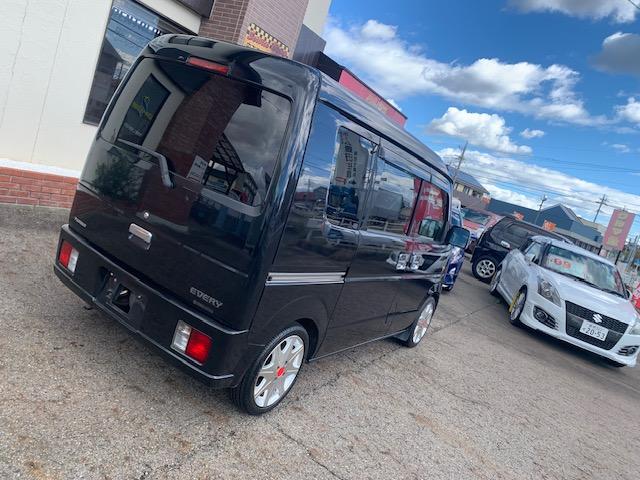 エブリイ ジョインターボ　ローダウン　１５インチアルミホイール（純正スチールホイール／タイヤ有）　ナビ　ＴＶ　バックカメラ　ＥＴＣ　タイミングチェーン式　キーレス　パワーウインド　車検２年（9枚目）