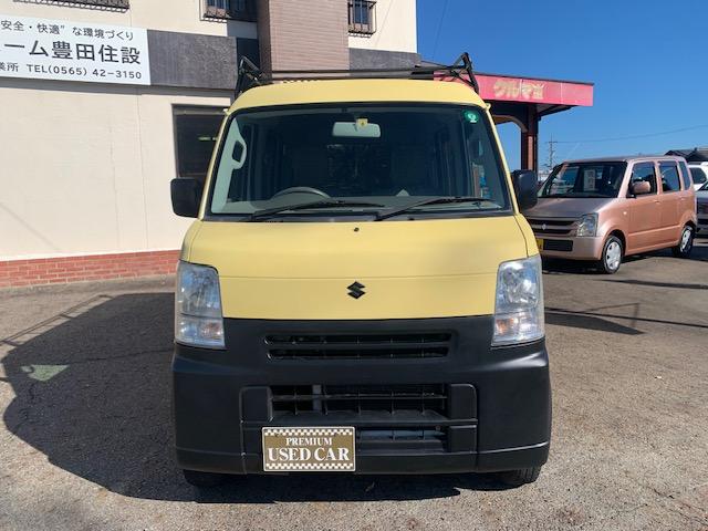 エブリイ ＰＡ　バニラフレーバーイエロー　ルーフキャリア　ナビ　ＴＶ　Ｂｌｕｅｔｏｏｔｈ　タイミングチェーン式　禁煙車　車検２年（7枚目）