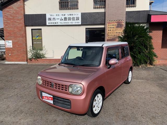 アルトラパン Ｘ　スマートキー　タイミングチェーン式　ホワイトアルミホイール　車検２年（5枚目）