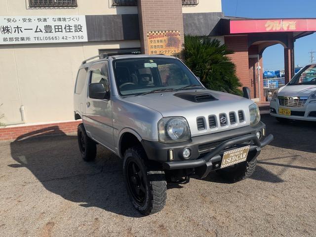 ジムニー ＸＣ　リフトアップ　ターボ　４ＷＤ　ブースト計　社外アルミホイール　タイミングチェーン式　車検２年（2枚目）