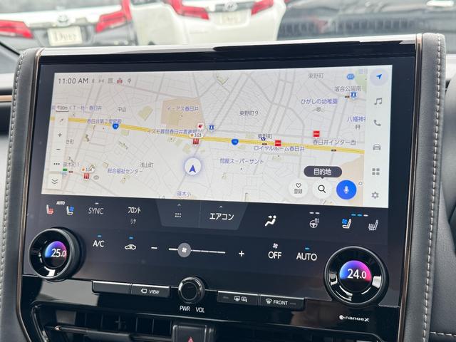 アルファード Z 13.2型有機EL後席モニター デジタルインナーミラー 左右独立ムーンルーフ パノラミックビューモニター ブラインドスポットモニター 3眼LEDヘッドライト 両側パワースライドドア 14インチDA(41枚目)