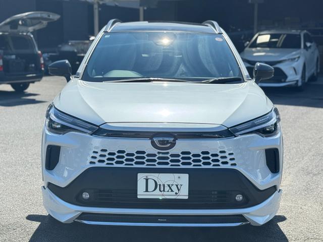 カローラクロス ハイブリッド Z モデリスタエアロ パノラマルーフ パノラミックビューモニター ブラインドスポットモニター アダプティブハイビーム ステアリングヒーター 安心降車アシスト アクセサリーコンセント ナノイーX 後期モデル(9枚目)