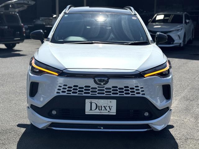 カローラクロス ハイブリッド Z モデリスタエアロ パノラマルーフ パノラミックビューモニター ブラインドスポットモニター アダプティブハイビーム ステアリングヒーター 安心降車アシスト アクセサリーコンセント ナノイーX 後期モデル(10枚目)