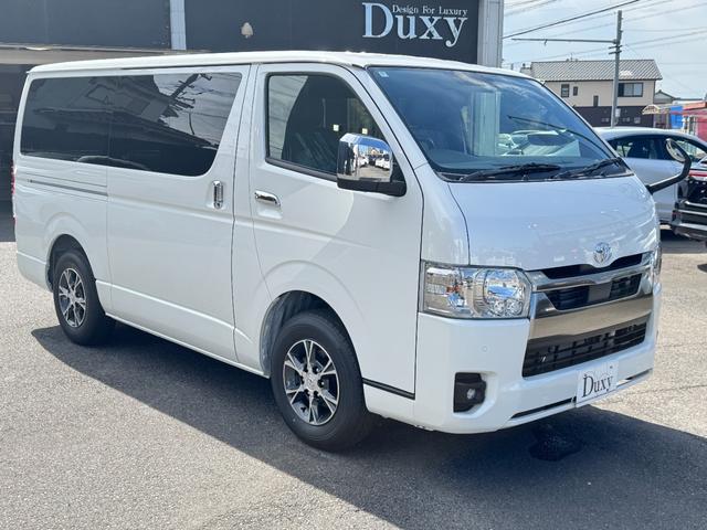 ハイエースバン ロングスーパーGL ダークプライムS 純正アルミホール パノラミックビューモニターカメラ デジタルインナーミラー フロントドアスカフプレート LEDヘッド 両側電動パワースライド アクセサリーコンセント フェンダーミラー 特別仕様車(24枚目)