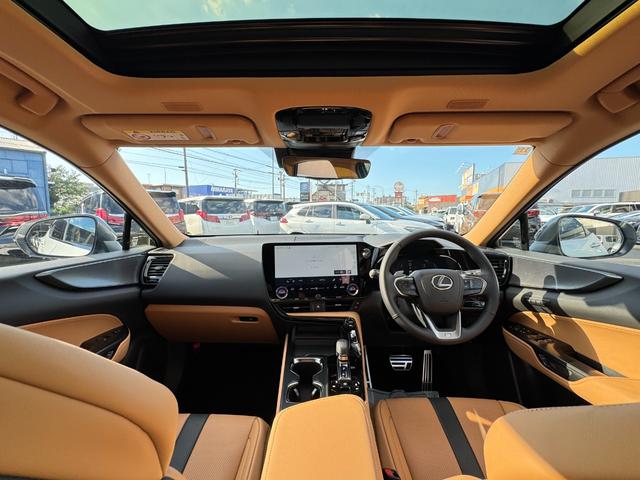 ＮＸ ＮＸ３５０ｈ　Ｆスポーツ　ＴＲＤエアロ　パノラマルーフ　オレンジキャリパー　１４インチＤＡナビ　アドバンストパーク　ヘーゼルレザーシート　パノラミックビューモニター　ブラインドスポットモニター　寒冷地　ヘッドアップディスプレイ（37枚目）