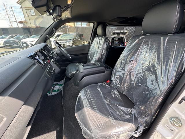 ハイエースバン ロングスーパーGL ダークプライムS 純正アルミホール パノラミックビューモニターカメラ デジタルインナーミラー フロントドアスカフプレート LEDヘッド 両側電動パワースライド アクセサリーコンセント フェンダーミラー 特別仕様車(35枚目)