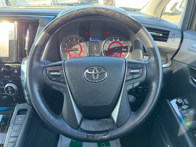 アルファード 2.5S Cパッケージ モデリスタエアロ 後席モニター サンルーフ デジタルインナーミラー 純正ディスプレイオーディオナビ フルセグTV CD/DVD ブラインドスポットモニター バックモニター スペアタイヤ シートヒーター(52枚目)