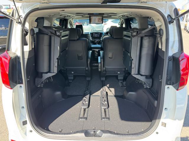 アルファード 2.5S Cパッケージ モデリスタエアロ 後席モニター サンルーフ デジタルインナーミラー 純正ディスプレイオーディオナビ フルセグTV CD/DVD ブラインドスポットモニター バックモニター スペアタイヤ シートヒーター(74枚目)