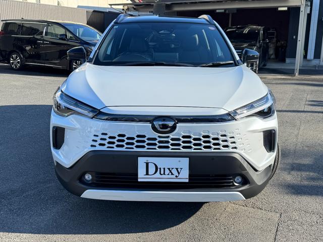 カローラクロス ハイブリッド Z パノラマルーフ パノラミックビューモニター パワーバックドア トヨタチームメイト アドバンストパーク ブラインドスポットモニター アダクティブハイビーム スペアタイヤ ドライブレコーダー シートヒータ(9枚目)