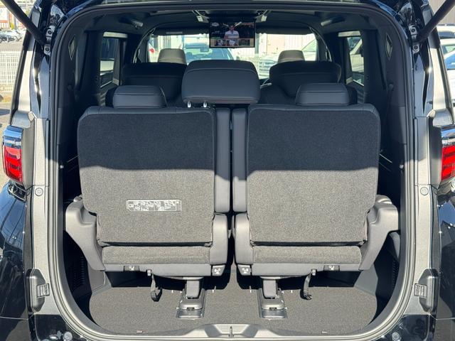 アルファードハイブリッド Z モデリスタエアロ 13.2型有機EL後席モニター シグネチャーイルミ トヨタチームメイト デジタルインナーミラー アドバンストパーク パノラミックビューモニター ワイヤレス充電 HUD BSM ETC(76枚目)