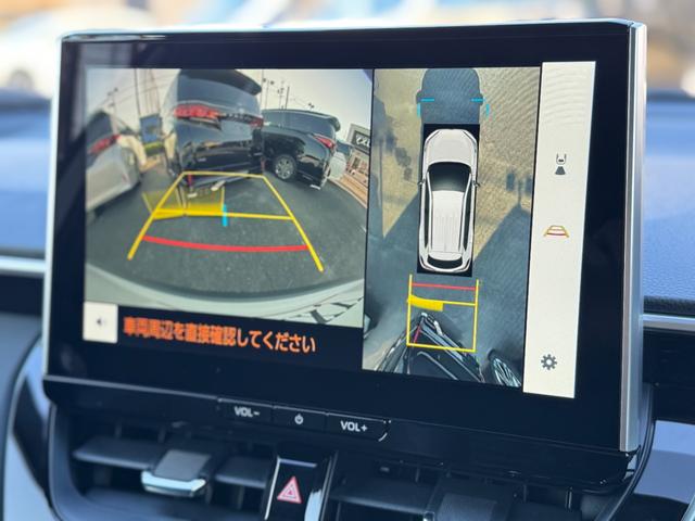 カローラクロス ハイブリッド Z パノラマルーフ パノラミックビューモニター パワーバックドア トヨタチームメイト アドバンストパーク ブラインドスポットモニター アダクティブハイビーム スペアタイヤ ドライブレコーダー シートヒータ(3枚目)