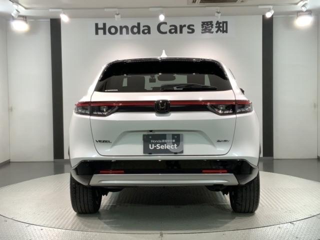 ヴェゼル ｅ：ＨＥＶ　Ｚ　Ｈ　ＳＥＮＳＩＮＧ　最長５年保証　ワンオ－ナ－　純正ナビ　ＴＶ　ＲカメラＢＴオ－ディオ　ドラレコ　ＥＴＣ　ＬＥＤライト　ＶＳＡ　シ－トヒ－タ－　クルコン　アルミ　スマ－トキ－　盗難防止装置　整備記録簿（48枚目）