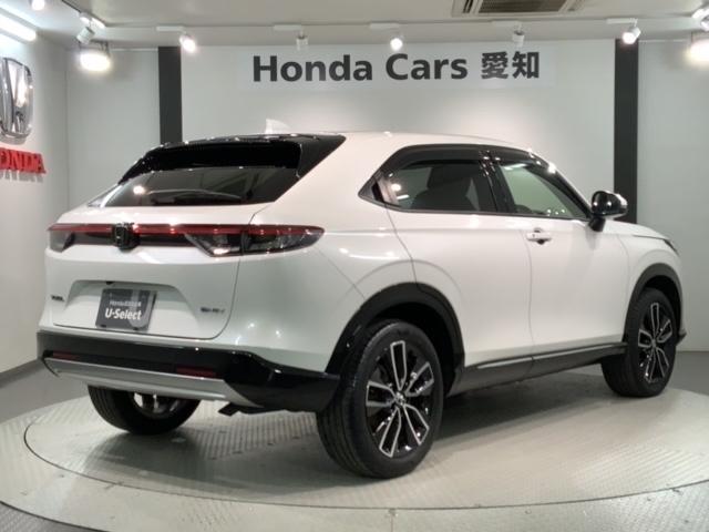 ヴェゼル ｅ：ＨＥＶ　Ｚ　Ｈ　ＳＥＮＳＩＮＧ　最長５年保証　ワンオ－ナ－　純正ナビ　ＴＶ　ＲカメラＢＴオ－ディオ　ドラレコ　ＥＴＣ　ＬＥＤライト　ＶＳＡ　シ－トヒ－タ－　クルコン　アルミ　スマ－トキ－　盗難防止装置　整備記録簿（49枚目）