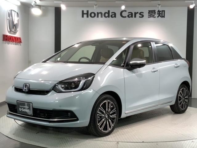 フィット ｅ：ＨＥＶリュクス　Ｈ　ＳＥＮＳＩＮＧ　新車保証　試乗車　ワンオ－ナ－　純正ナビ　ＴＶ　Ｒカメラ　マルチビュ－　ＢＴオ－ディオ　ＥＴＣ　ＬＥＤライト　ＶＳＡ　シ－トヒ－タ－　クルコン　アルミ　スマ－トキ－　盗難防止装置（46枚目）